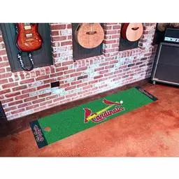 Click here to learn more about the St. Louis Cardinals Putting Green Runner.