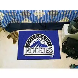 Click here to learn more about the Colorado Rockies Starter Rug 20"x30".