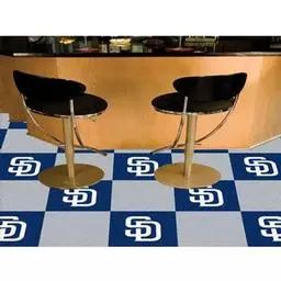 Click here to learn more about the San Diego Padres Carpet Tiles 18"x18" tiles.