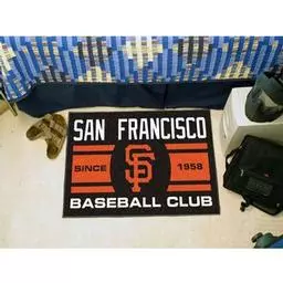 Click here to learn more about the ancisco Giants Baseball Club Starter Rug 19"x30".