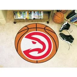 Click here to learn more about the Atlanta Hawks Basketball Mat 27" diameter.