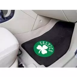 Click here to learn more about the Boston Celtics 2-piece Carpeted Car Mats 17"x27".