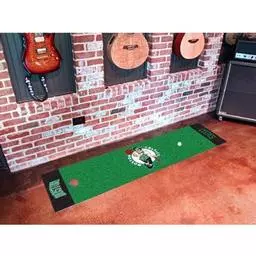 Click here to learn more about the Boston Celtics Putting Green Mat.