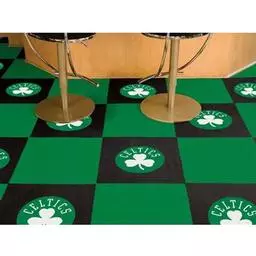 Click here to learn more about the Boston Celtics Carpet Tiles 18"x18" tiles.