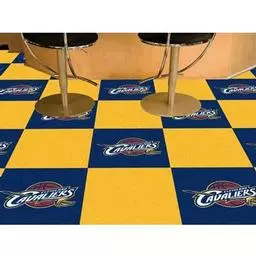 Click here to learn more about the Cleveland Cavaliers Carpet Tiles 18"x18" tiles.