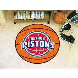 Click here to learn more about the Detroit Pistons Basketball Mat 27" diameter.