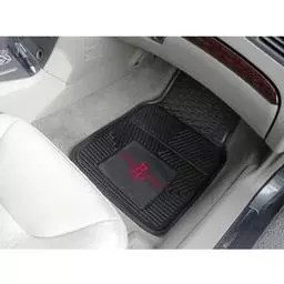 Click here to learn more about the Houston Rockets Heavy Duty 2-Piece Vinyl Car Mats 17"x27".
