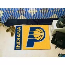 Click here to learn more about the Indiana Pacers Uniform Inspired Starter Rug 19"x30".