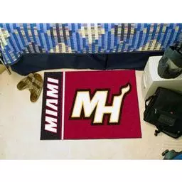 Click here to learn more about the Miami Heat Uniform Inspired Starter Rug 19"x30".
