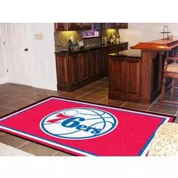 Click here to learn more about the Philadelphia 76ers Rug 5''x8''.