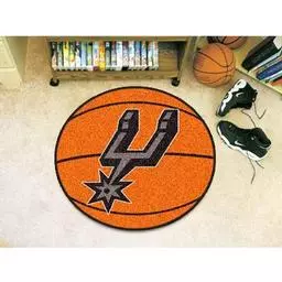Click here to learn more about the San Antonio Spurs Basketball Mat 27" diameter.