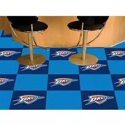 Click here to learn more about the Oklahoma City Thunder Carpet Tiles 18"x18" tiles.