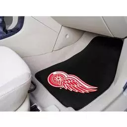 Click here to learn more about the Detroit Red Wings 2-pc Printed Carpet Car Mats 17"x27".