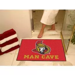 Click here to learn more about the Ottawa Senators Man Cave All-Star Mat 33.75"x42.5".