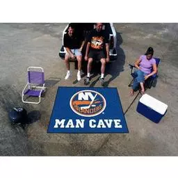 Click here to learn more about the New York Islanders Man Cave Tailgater Rug 5''x6''.