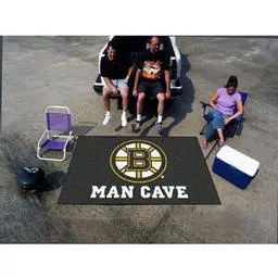 Click here to learn more about the Boston Bruins Man Cave UltiMat Rug 5''x8''.