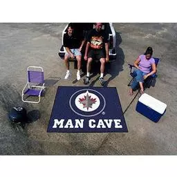 Click here to learn more about the Winnipeg Jets Man Cave Tailgater Rug 5''x6''.