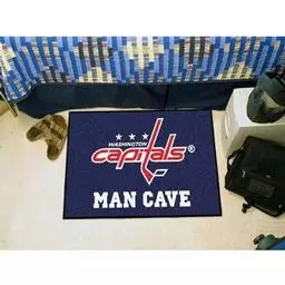 Click here to learn more about the Washington Capitals Man Cave Starter Rug 19"x30".