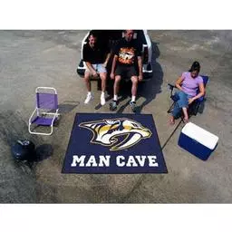 Click here to learn more about the Nashville Predators Man Cave Tailgater Rug 5''x6''.