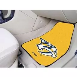 Click here to learn more about the Nashville Predators 2-pc Printed Carpet Car Mats 17"x27".