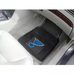 Click here to learn more about the St. Louis Blues 2-pc Vinyl Car Mat Set.