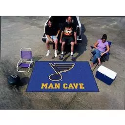 Click here to learn more about the St. Louis Blues Man Cave UltiMat Rug 5''x8''.