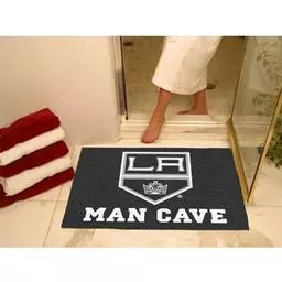 Click here to learn more about the Los Angeles Kings Man Cave All-Star Mat 33.75"x42.5".