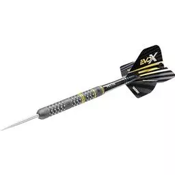 Click here to learn more about the Winmau EvoX 22.5 gram 90% Tungsten alloy Steel Tip Darts.