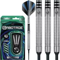 Click here to learn more about the Winmau Sabotage Soft Tip Darts.