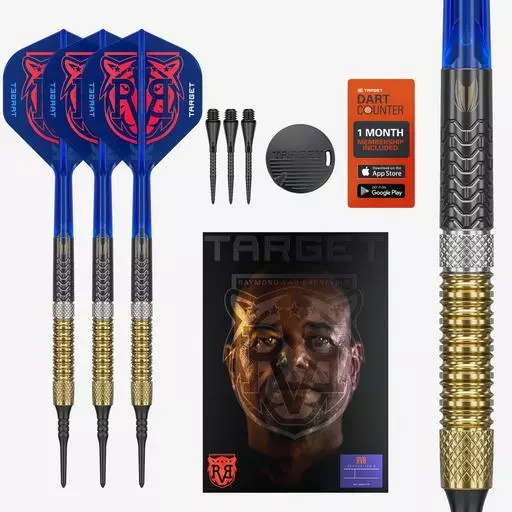 Target Darts Raymond Van Barneveld Gen 6 95% Tungsten Soft Tip Darts