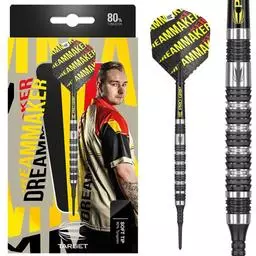 Click here to learn more about the Target Darts DIMITRI VAN DEN BERGH 80% SOFT TIP.