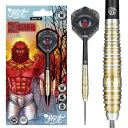 Click here to learn more about the Shot Darts! Celt Balor Steel Tip Dart Set-90% Tungsten Dart Barrels.