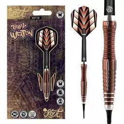 Click here to learn more about the Shot! Darts Tribal Weapon 1 Series Soft Tip Dart Set-90% Tungsten Barrels.