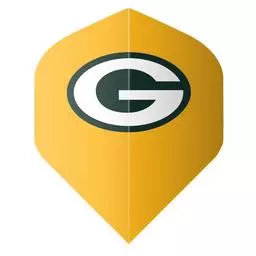 Click here to learn more about the Shot! Darts NFL Packers Flight Set Yellow.