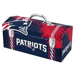 Click here to learn more about the Fan Mats New England Patriots Tool Box.
