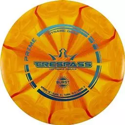 Click here to learn more about the Dynamic Discs Prime Burst Trespass Distance Driver.
