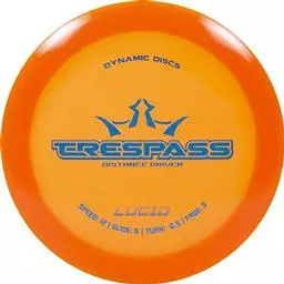 Click here to learn more about the Dynamic Discs White Lucid Trespass Distance Driver 175g.