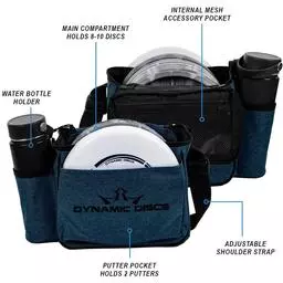 Click here to learn more about the Dynamic Discs Cadet Shoulder Disc Golf Bag.