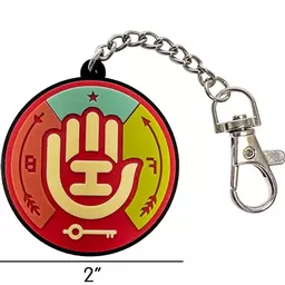 Click here to learn more about the Handeye Supply Co Disc Rubber Keychain.
