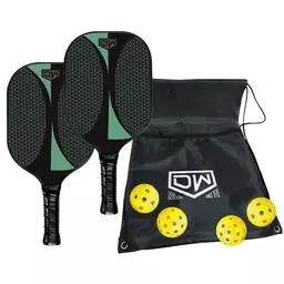 Click here to learn more about the DW Dart World Cyclone Pickleball Set.
