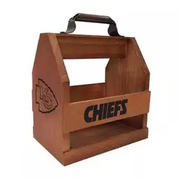 Click here to learn more about the Imperial Kansas City Chiefs Wood BBQ Caddy.