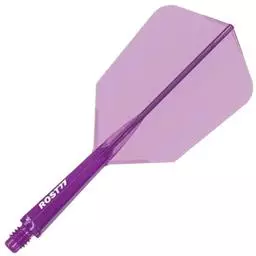 Click here to learn more about the Cuesoul Rost 77 Integrated Dart Flights - Slim Clear Purple.