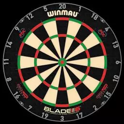 Click here to learn more about the Winmau Blade 6 Bristle Triple Core Dartboard.