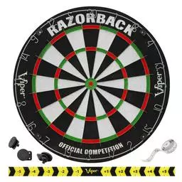 Click here to learn more about the Viper Razorback Bristle Dartboard.