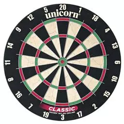 Click here to learn more about the Unicorn Classic Bristle Dartboard.