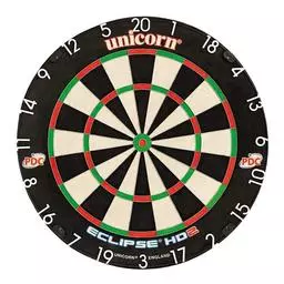 Click here to learn more about the Unicorn Eclipse HD 2 Bristle Dartboard.