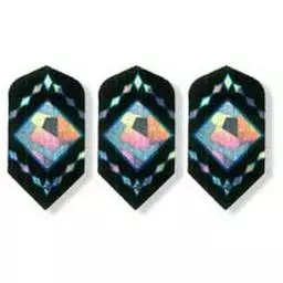 Click here to learn more about the Bottelsen Large Diamond on Black Cole Cracker Dart Flight .