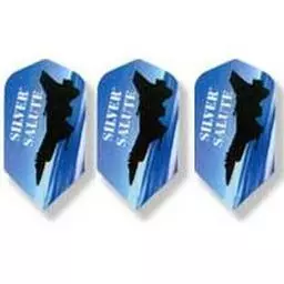 Click here to learn more about the Bottelsen "Silver Salute" Cole Cracker Dart Flight.