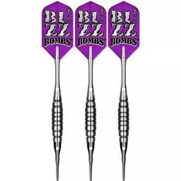 Click here to learn more about the Bottelsen Buzz Bomb Black Steel Finish Soft Tip Darts.
