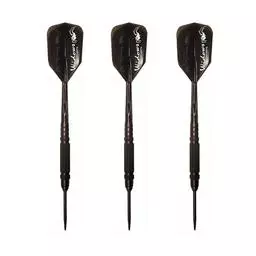 Click here to learn more about the LaserDarts Black Widow Knurled Soft Tip Darts 22 Gram.